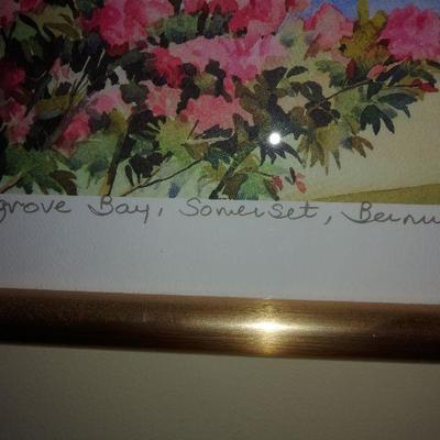 Two Island prints by C. Holding