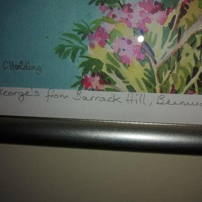 Two Island prints by C. Holding