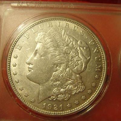 1921 P Morgan Silver Dollar  Old time 6 Coin set