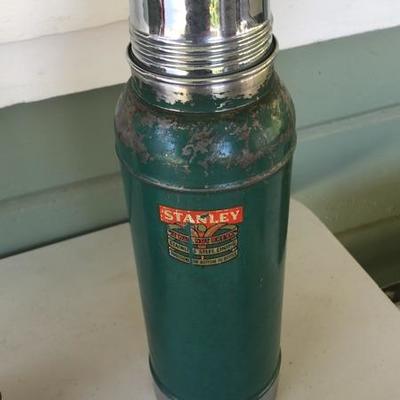 Vintage Stanley dark green thermos