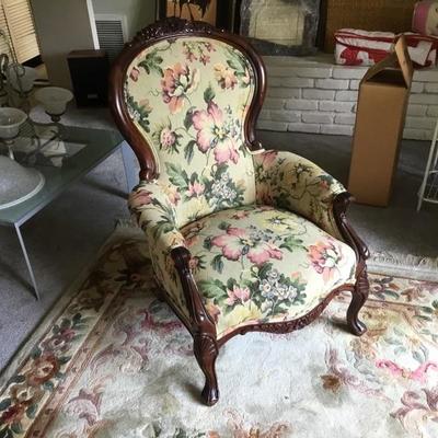 L-112 Victorian parlor chair