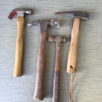 Lot of 4 Hammers