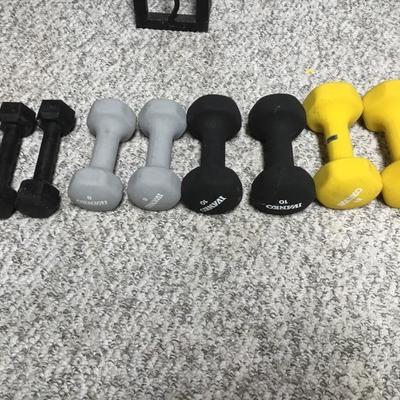 F-174  Dumbbell set