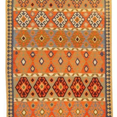 Fine quality, Persian, Ardebil  Hand Knotted Kilims, 9'2