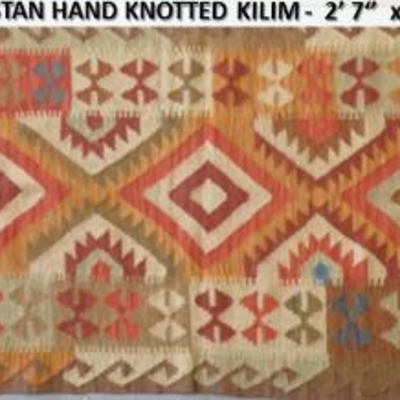 Fine quality, Pakistan Hand Knotted Kilims, 2'7