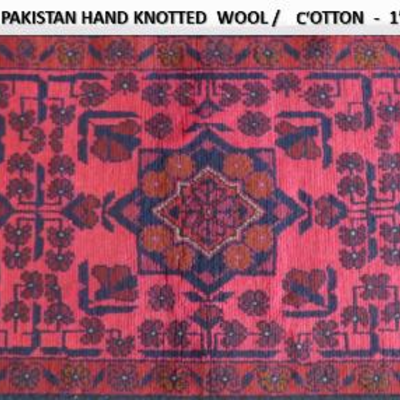 Fine quality,  Afghan Hand Knotted Vintage Rugs, 3' X 6'                         
on Perfect Conditions 
Retail Price= $1900
Below our...