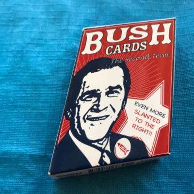 GEORGE W. BUSH  CARDS PLAYING CARDS - THE SECOND TERM - SLANTED