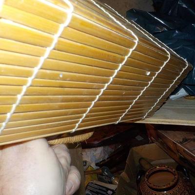 Bamboo design clutch or carry case.