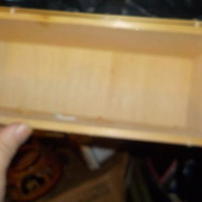 Bamboo design clutch or carry case.