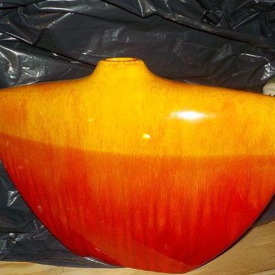 Ultra retro-modern ceramic vase .