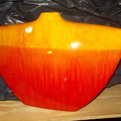 Ultra retro-modern ceramic vase .