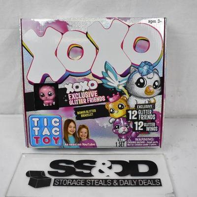 Tic Tac Toy XOXO Exclusive Glitter Friends Includes 