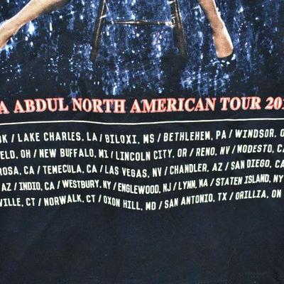 Paula Abdul T-Shirt, Black, Size Small - New