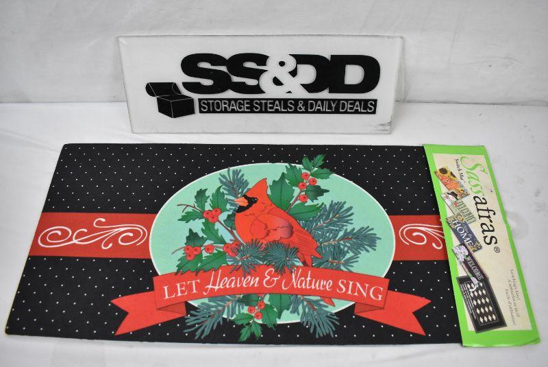 Sassafras Switch Mat Door Mat Inserts "Let Heaven & Nature Sing" 10" x