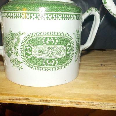 Copeland " Spodes Fitzhugh" , "Fine Stone". Milk and Creamer.