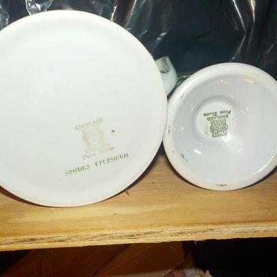 Copeland " Spodes Fitzhugh" , "Fine Stone". Milk and Creamer.