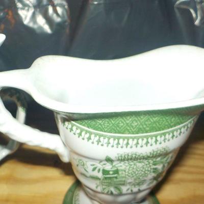 Copeland " Spodes Fitzhugh" , "Fine Stone". Milk and Creamer.
