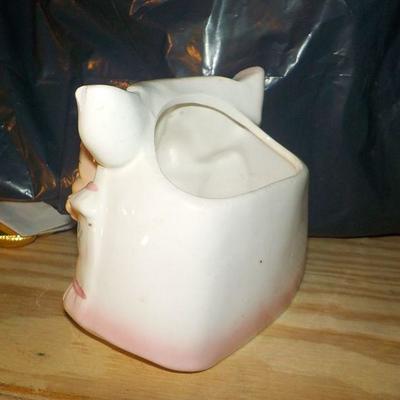Vintage Napco/ Japan/ Ceramic vase , New Born Baby.