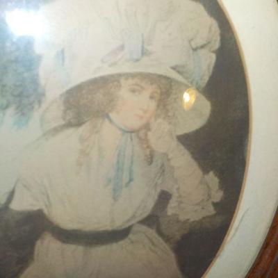 Vintage Art " Lucy of Leinster" print.