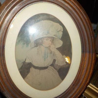 Vintage Art " Lucy of Leinster" print.