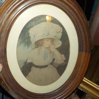 Vintage Art " Lucy of Leinster" print.