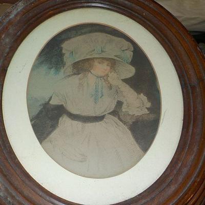 Vintage Art " Lucy of Leinster" print.