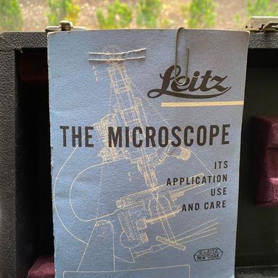 Leitz Monocular Microscope 