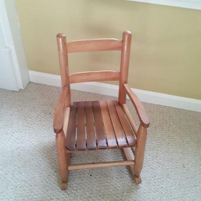 Lot two children's rocking chairs