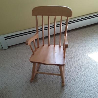 Lot two children's rocking chairs