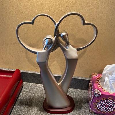 Desk figurine - Connected Hearts