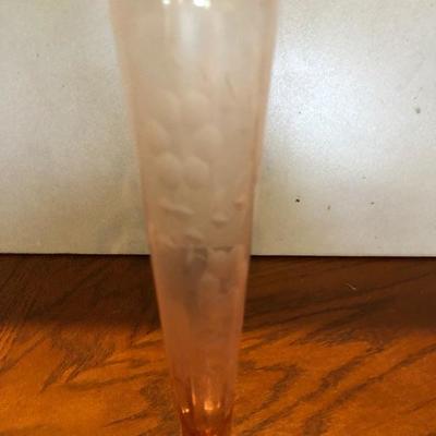 Vintage fluted bud vase