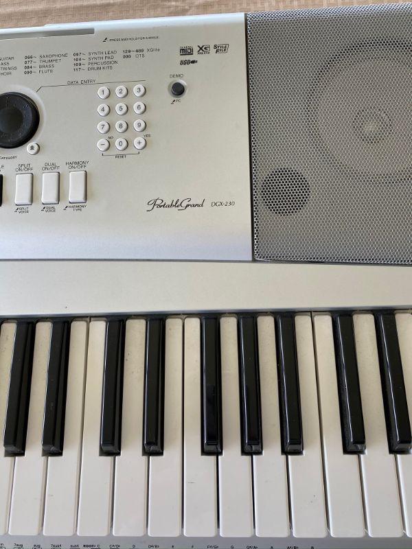 Yamaha Portable Grand DGX230 Piano