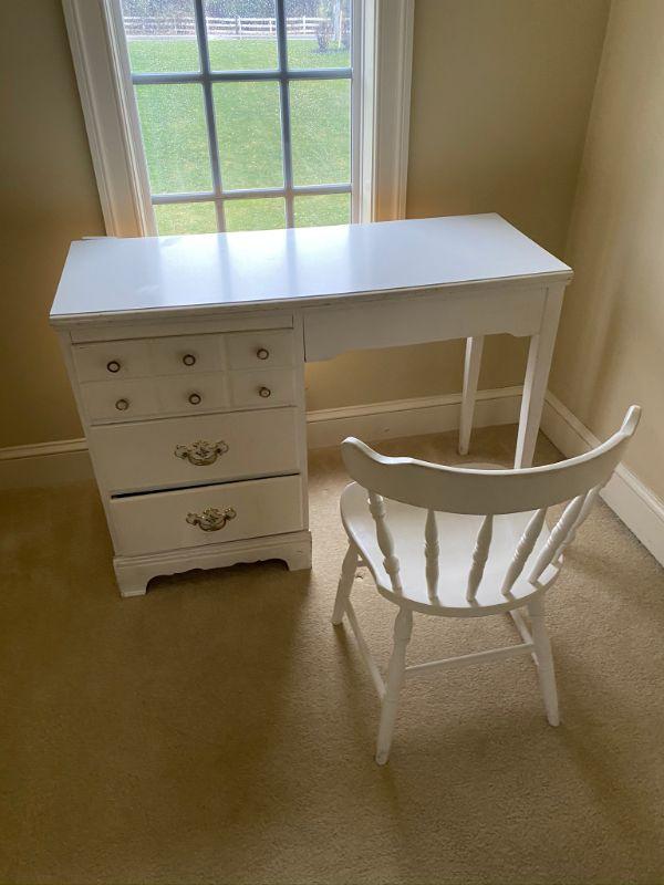 White Desk Set