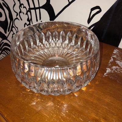Lead crystal bowl