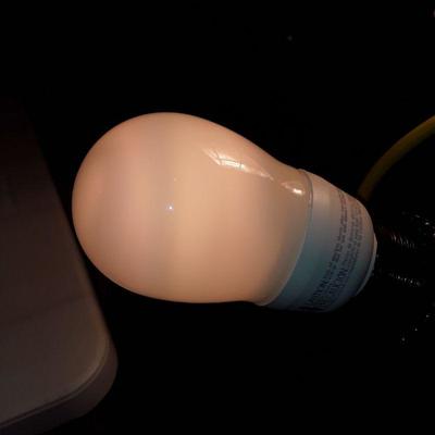 Pair of silver tone table lamps