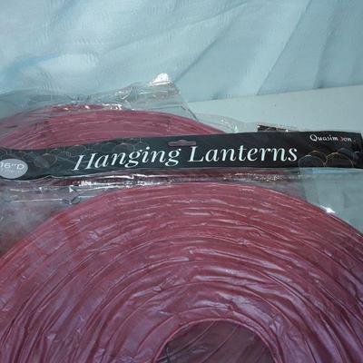 Lot Red Paper Lanterns