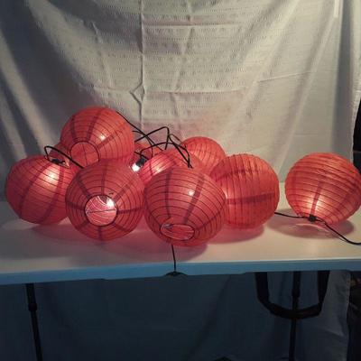 Lot Red Paper Lanterns