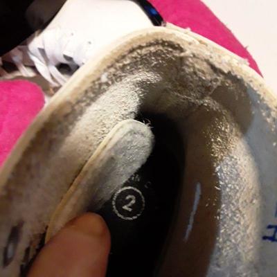 Lot Girls Ice skates and helmets