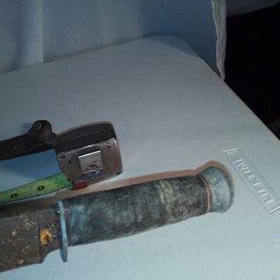 Two hunting/fishing knives