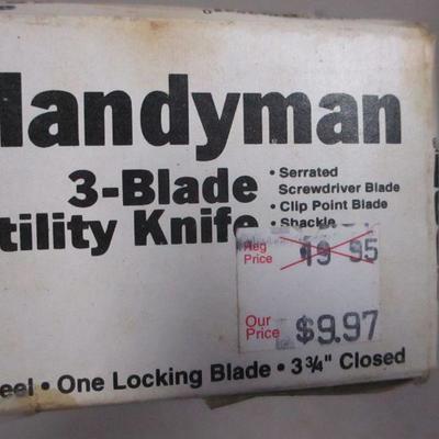 Lot 73 - Utility Knives Handman  & Dremel Multi Tool