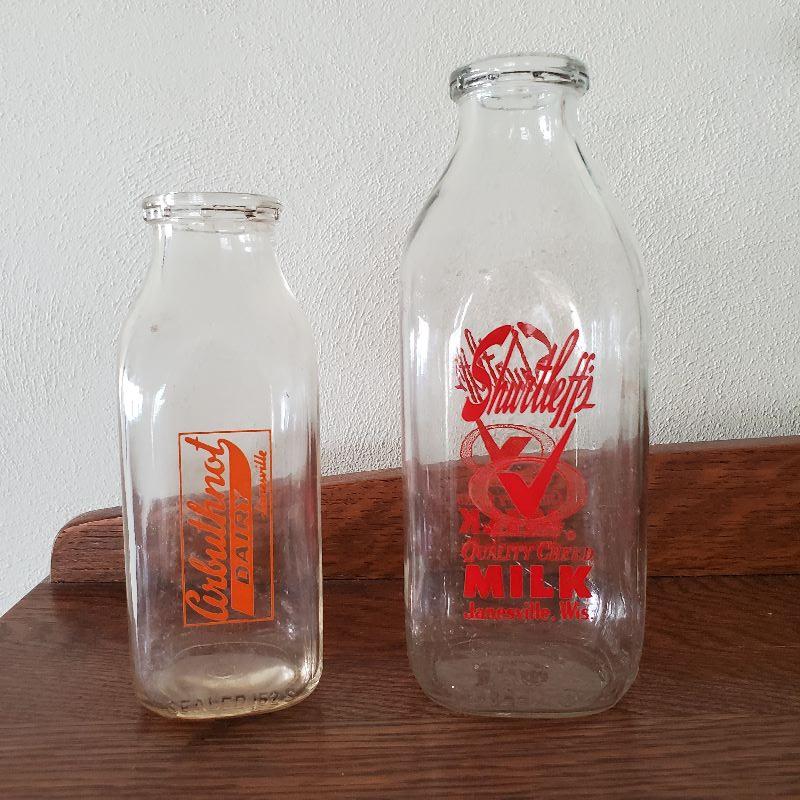 Local Janesville Dairy Bottles