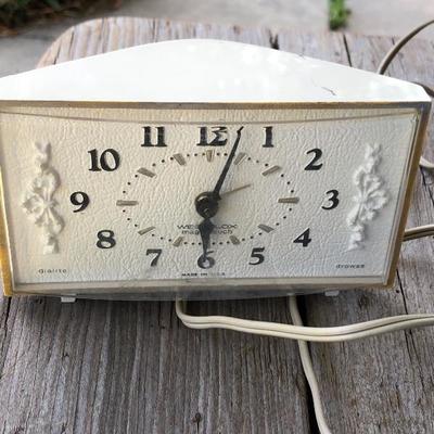 vintage Westclox Alarm Clock