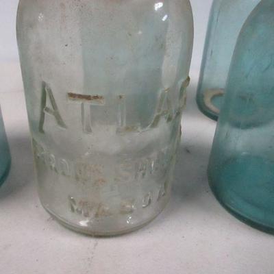 Lot 85 - Ball Jars - Atlas Jars - Mason Jar Patent Nov 30th 1858