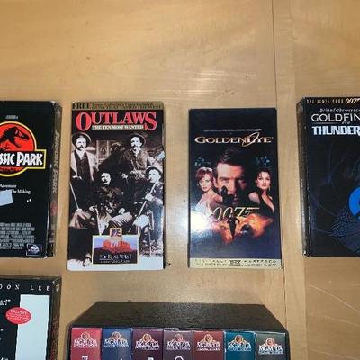 Assortment of 12 VHS Tapes
