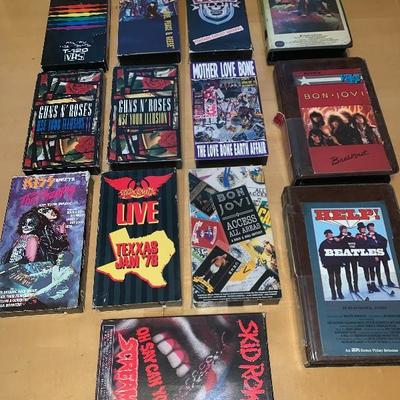 Assortment of 13 VHS Tapes