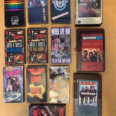 Assortment of 13 VHS Tapes