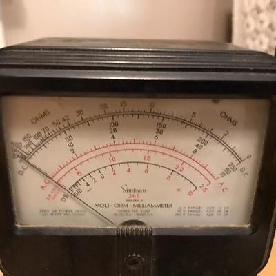 Simpson Volt Milliammeter 260 Series