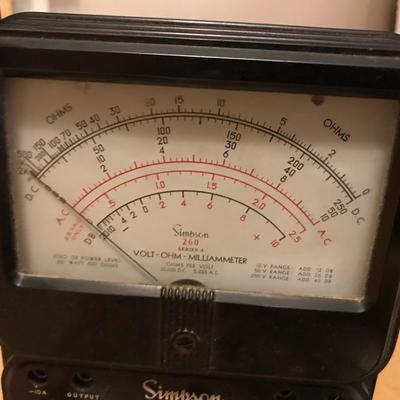 Simpson Volt Milliammeter 260 Series