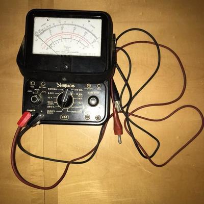 Simpson Volt Milliammeter 260 Series