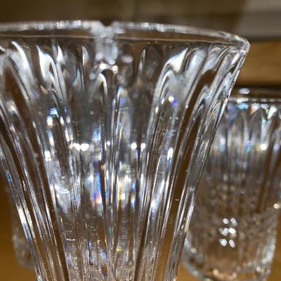 3 Beautiful Crystal Glasses